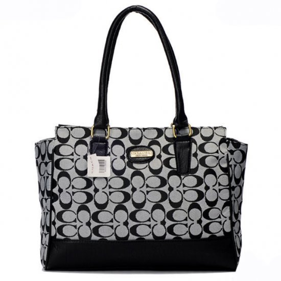 Coach Legacy Candace In Signature Medium Grey Satchels ARF | Coach Outlet Canada